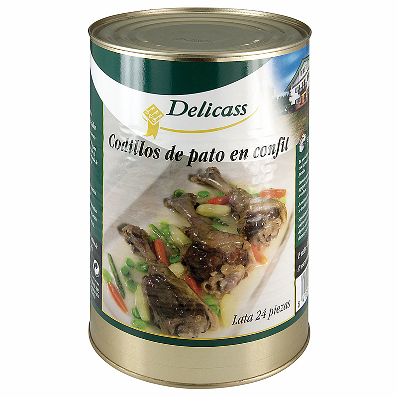 GARRÓ D'ÀNEC EN CONFIT LLAUNA 4kg (24 peces)