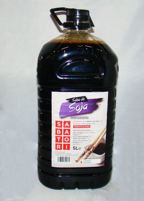 SALSA SOJA GARRAFA 2/5lt.
