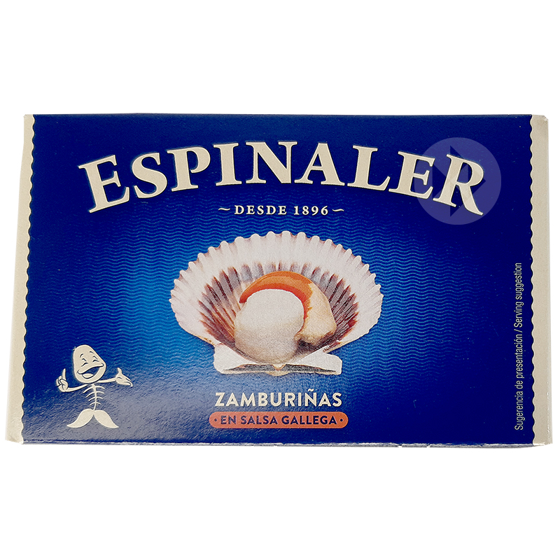 ZAMBURINAS AMB SALSA DE VIEIRA OL-120 25/115gr.