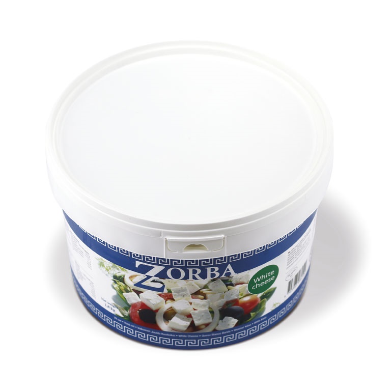 QUESO TIPO FETA EN SALMUERA CUBO 1/1800gr.