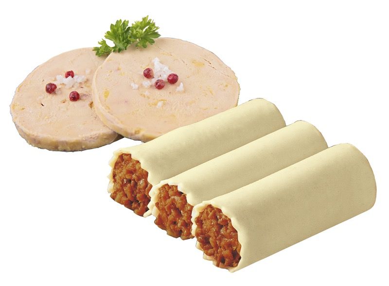 CANELONES CARNE DE PATO/FOIE SUPREMOS S/B (60g) 80u