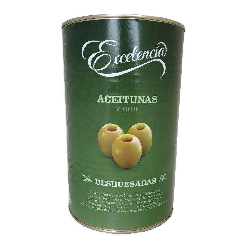 OLIVES VERDES MANÇANILLA DESOSSADES 180/200 LLAUNA 3/5Kg
