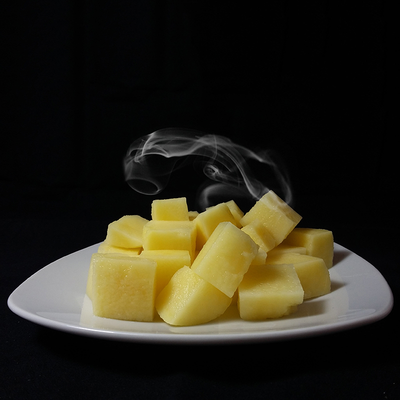 PATATAS FRESCAS TIPO BRAVAS COCIDA VACIO 3/5Kg