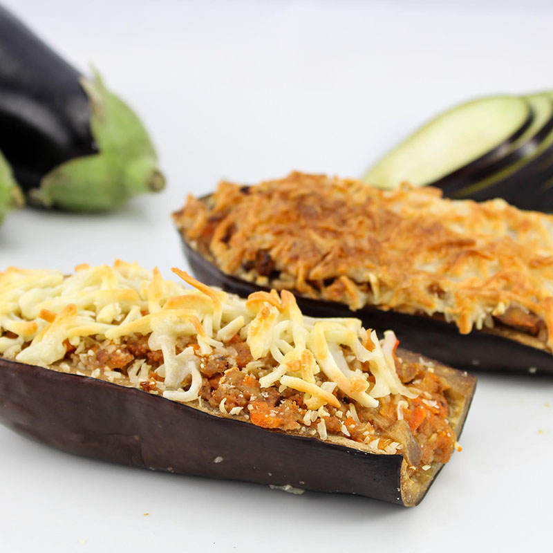 BERENJENA RELLENA DE CARNE (220g.apx) 5kg.