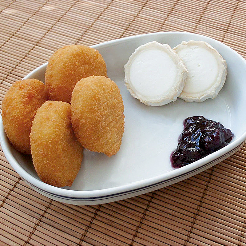 QUESO DE CABRA EMPANADO RODAJA (25g.)2Kg.