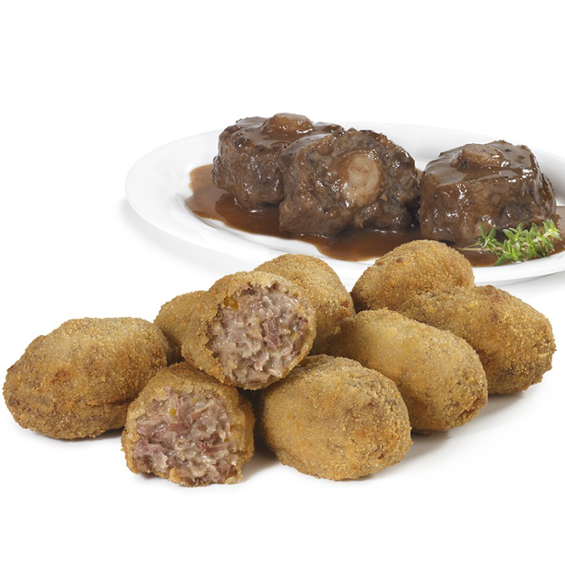 CROQUETA VACUNO RABO (35g) 4/500g