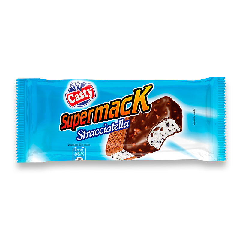 HEL.ADO SANDWICH SUPERMACK STRACCIATELLA 8/(3X150ml)