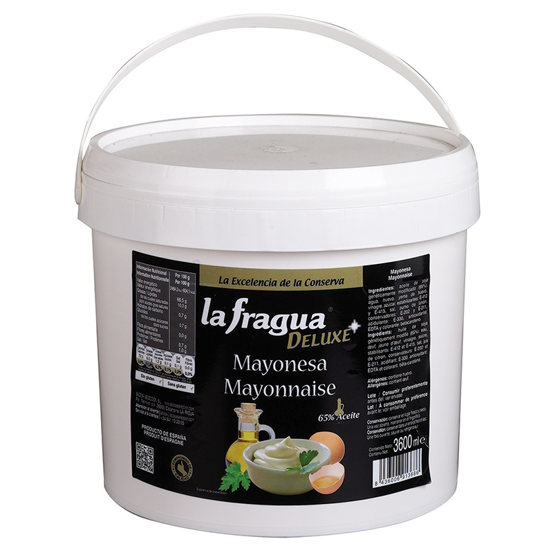 MAYONESA EXTRA (65% ACEITE) CUBO 4/3600ml