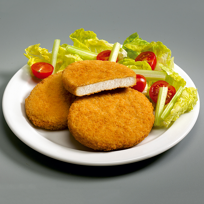 HAMBURGUESA POLLO EMPAN (75g.) 5/1kg
