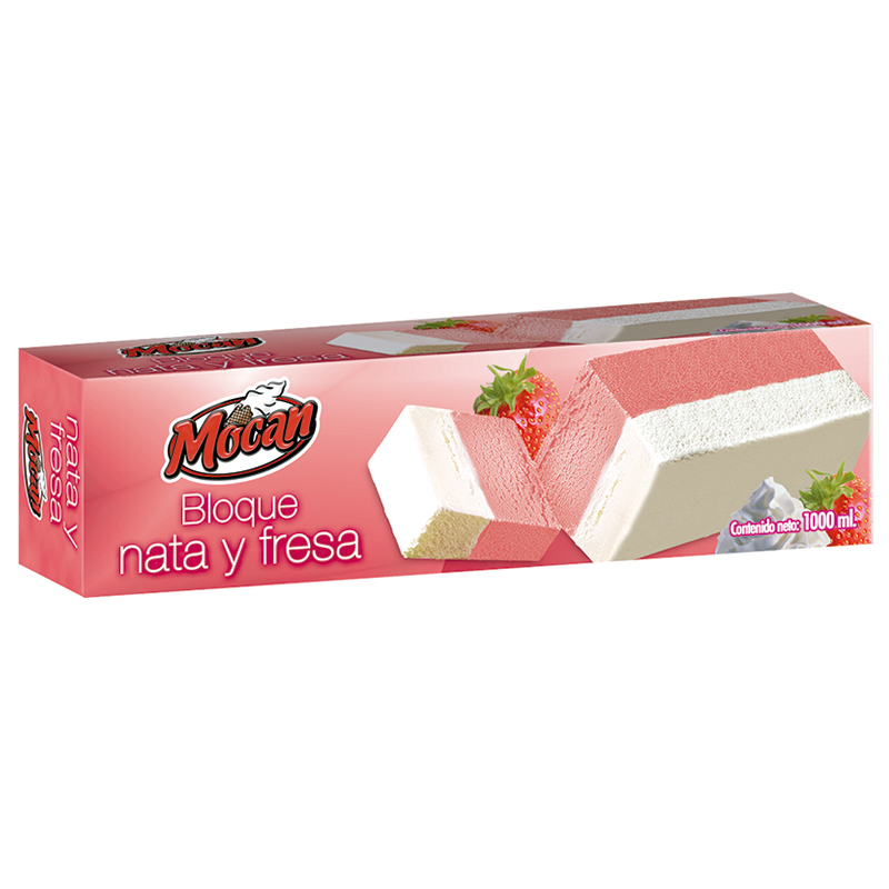 BLOQUE BARRA NATA Y FRESA S/G 9/1000ml