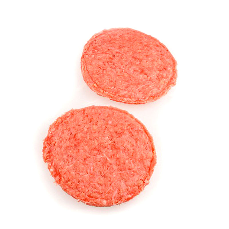 HAMBURGUESA MIXTA POLLASTRE I GALL DINDI (80g.) PREP. CÀRNI 4/2kg 