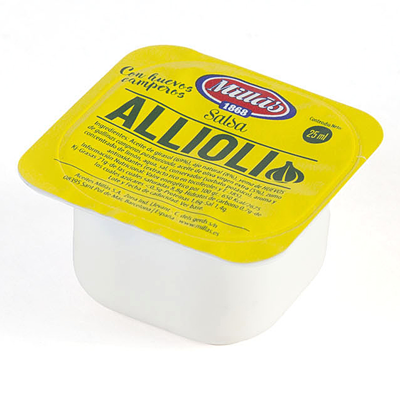 SALSA ALL I OLI MONODOSI TARRINES 64/25ml