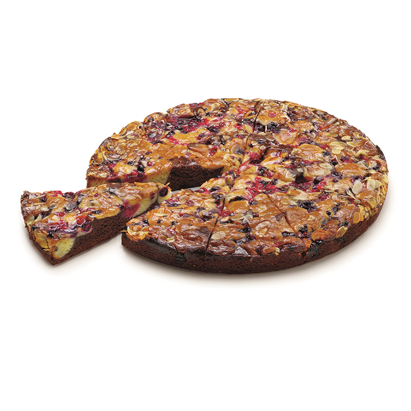 TARTA DE CHOCOLATE Y FRUTOS ROJOS PREC. 10 RAC. 3/1250gr