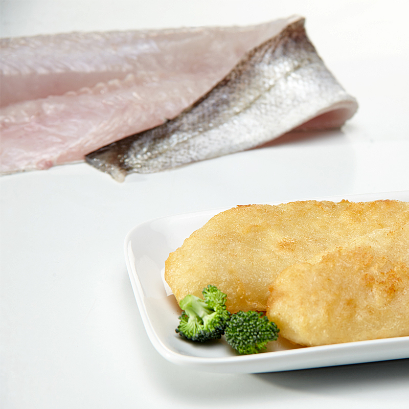 MERLUZA REBOZADA AL HUEVO (90g) 4/1Kg