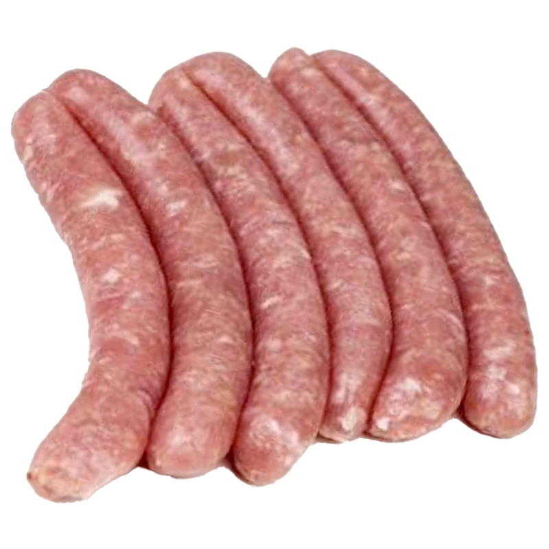 SALCHICHA  POLLO TRIPA NATURAL BANDEJA 4/2500gr PRECIO/Kg