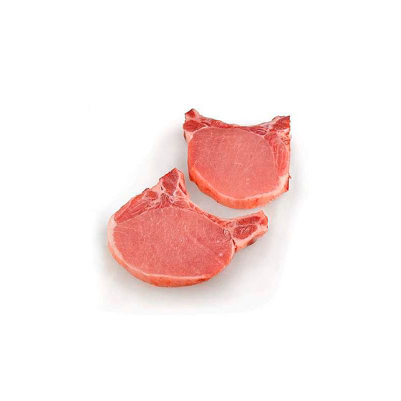 CERDO CHULETAS CENTRO CORTADAS 15mm CAJA 5Kg