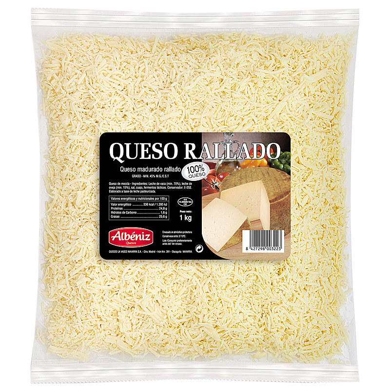 FORMATGE RATLLAT NATURAL BOSSA 4/1Kg