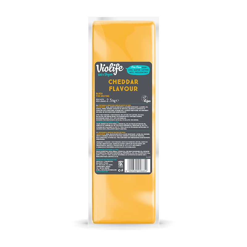 PVEG TIPUS CHEDDAR BARRA S/G-S/L 5/2500g