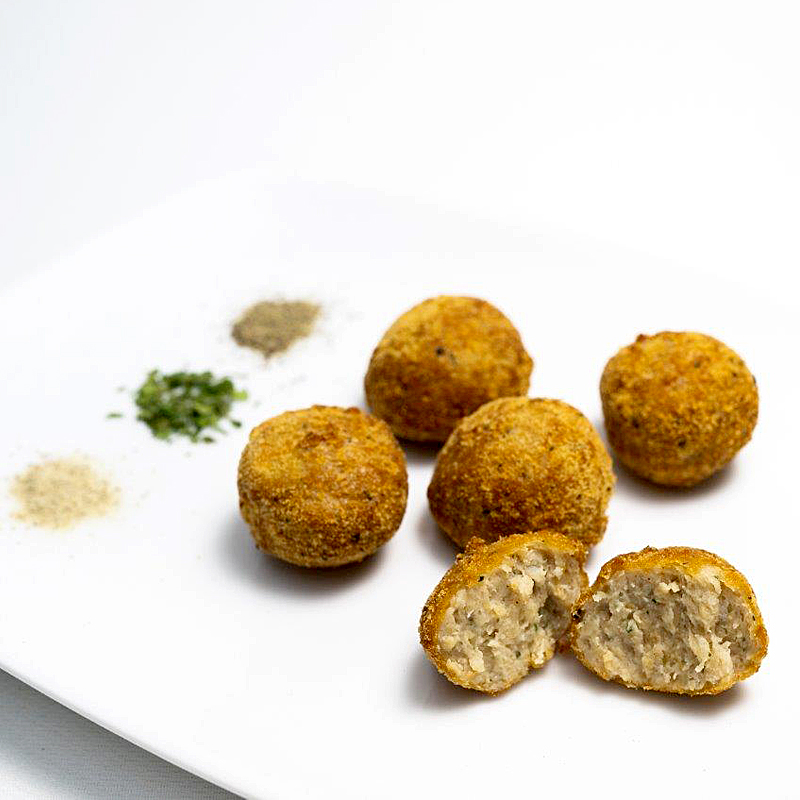 MANDONGUILLA MIXTA PORC/POLLASTRE (25gr.) IQF PREP. CÀRNI 6/1Kg