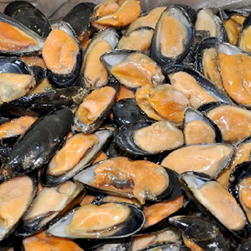 MEJILLÓN 1/2C. CHILE 10%(80-100)9Kg.