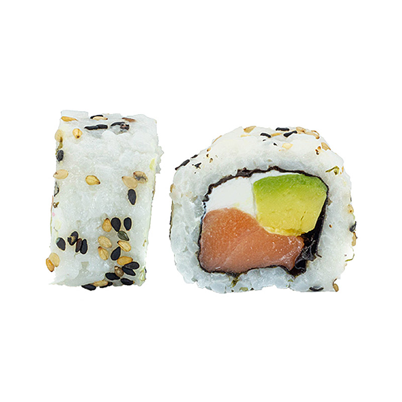 URAMAKI SALMÓN FLOWER 9 UN. (salmó, alvocat i formatge) RF