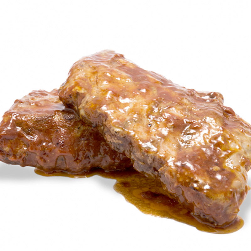 COSTELLA PORC  A/SALSA BBQ A BAIXA TEMPERATURA 6/1Kg aprox