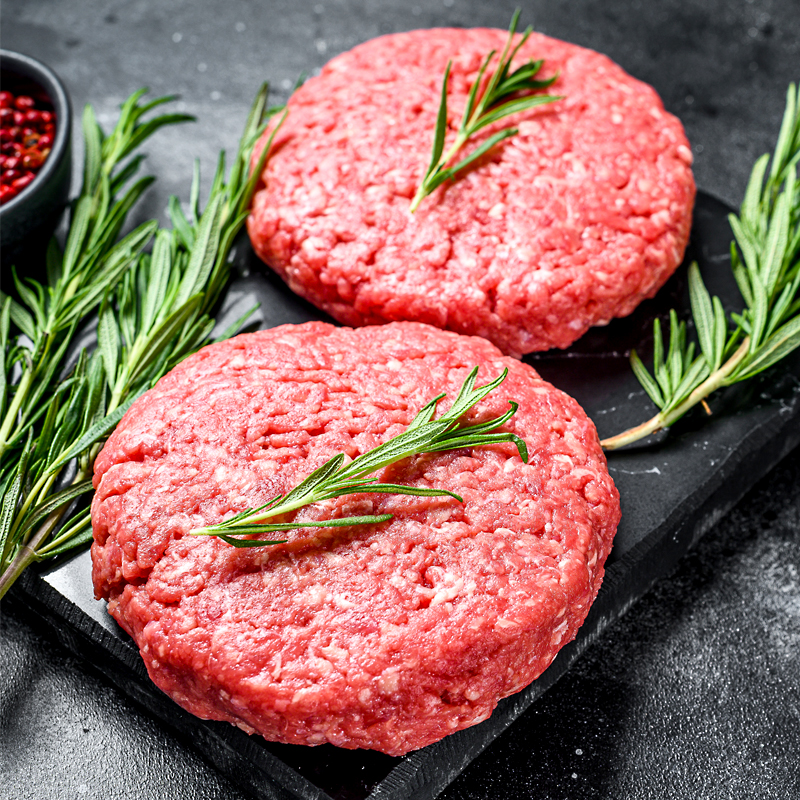 HAMBURGUESA VACUNO (140g.) PREP. CÁRN. IQF 2/2,5Kg