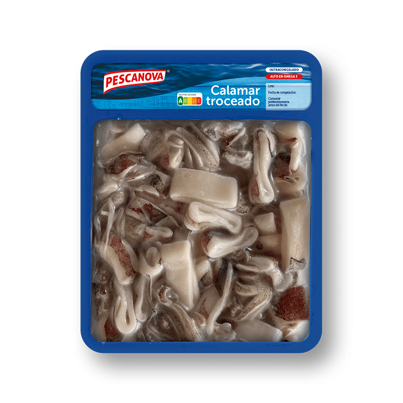 CALAMAR TROSSEJAT CRU 12/300g. 