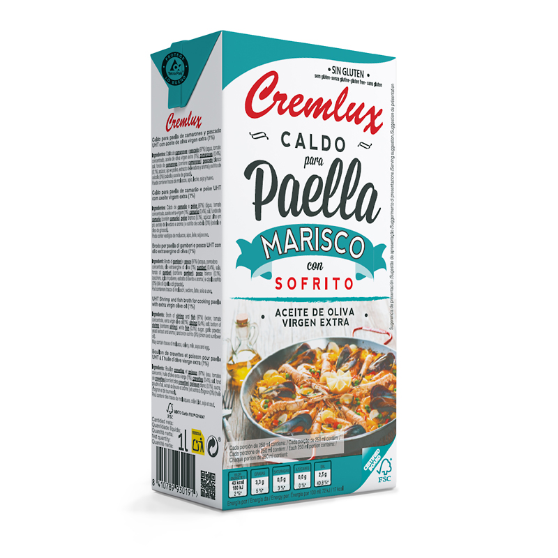 BROU PER PAELLA 12/1L.