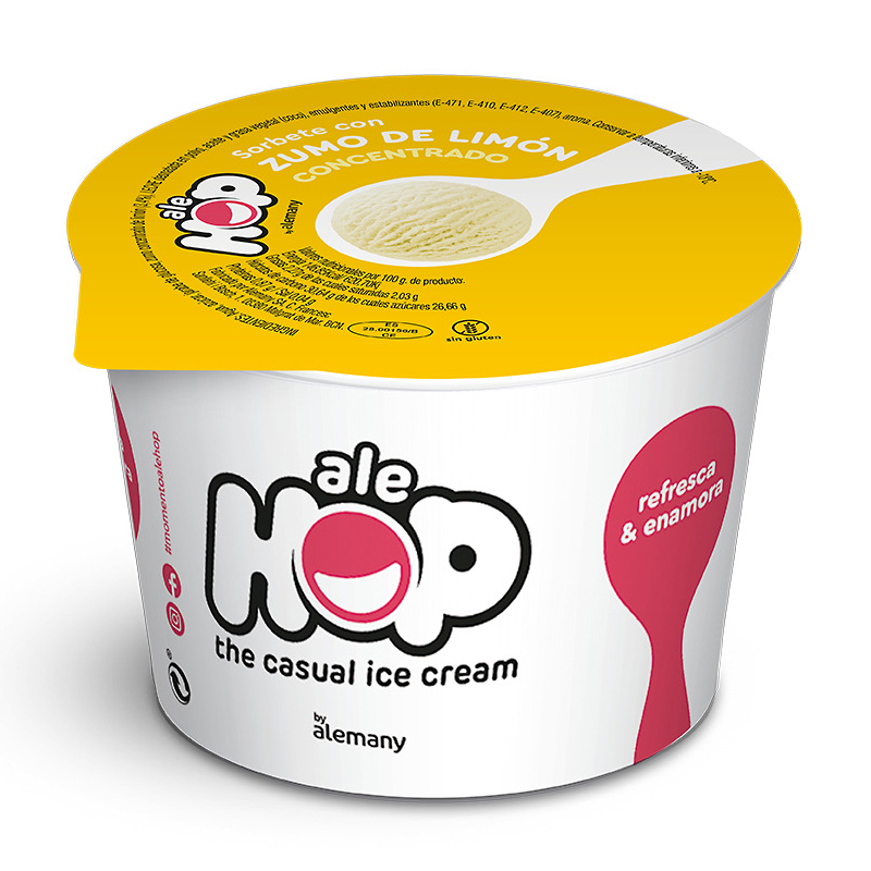 VASET SORBET LLIMONA S/G 54/125ml