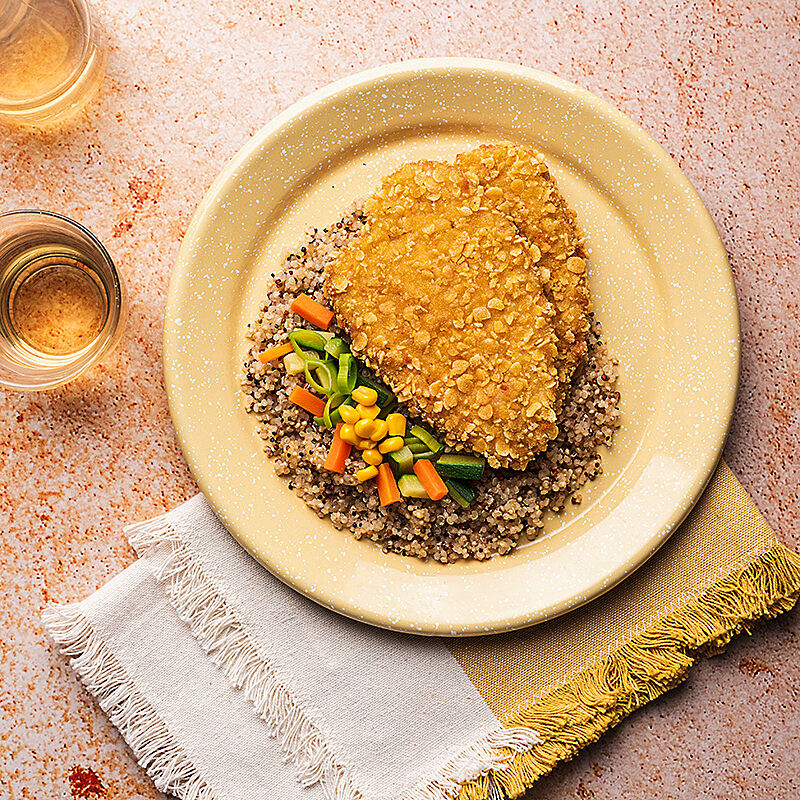 PVEG ESCALOPA CRISPY SABOR POLLASTRE S/G-S/L 4Kg (PREU/Kg)