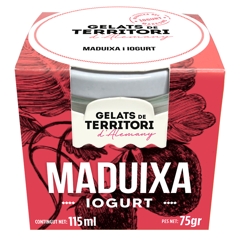 GELAT DE IOGURT I MADUIXES DEL MARESME 8/115ml