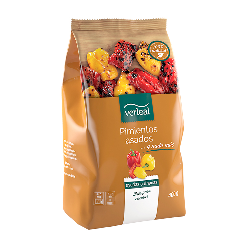 PIMIENTOS ASADOS (ROJOS Y AMARILLOS) 9/400gr