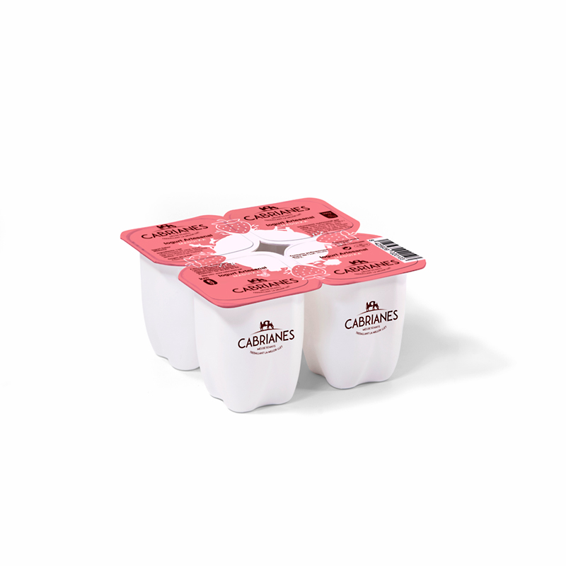 YOGUR SABOR FRESA 8/PACK (4X125gr)