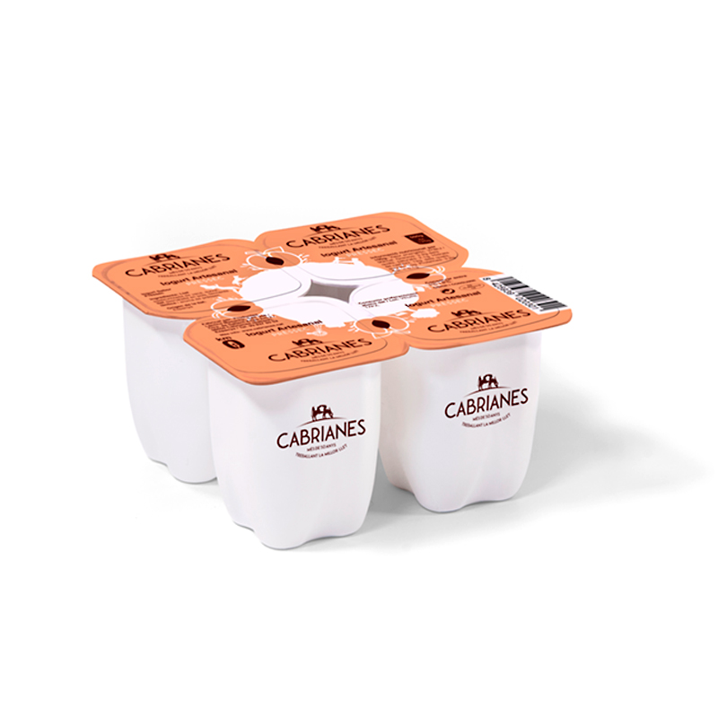 YOGUR SABOR MELOCOTÓN 8/PACK (4X125g)