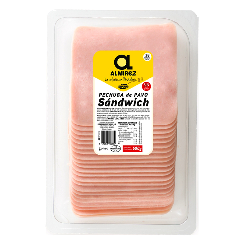 PIT GALL DINDI SANDWICH (11x11) LLESCAT ATM. S/G 6/500gr