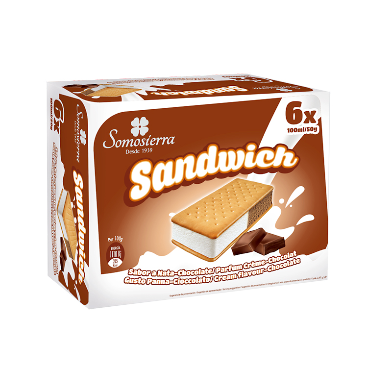 SANDWICH NATA CHOCOLATE 9/(6x100ml)
