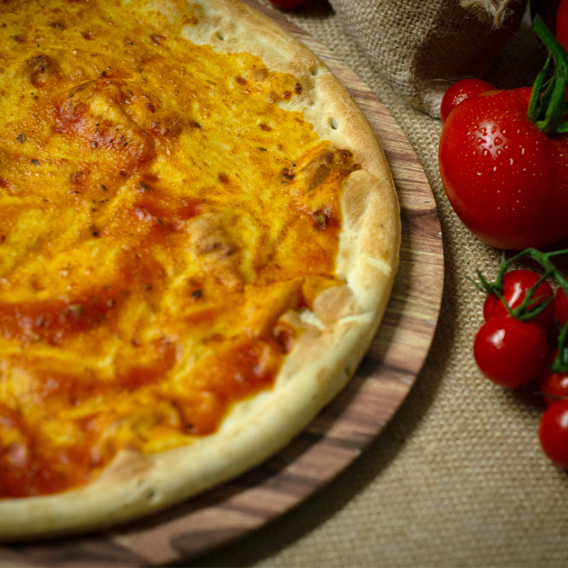 BASE PIZZA AMB TOMÀQUET (30cm) FORN PEDRA 8/310gr