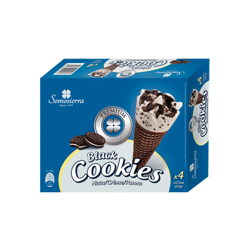 CON BLACK AMB COOKIES 9/(4x120ml)