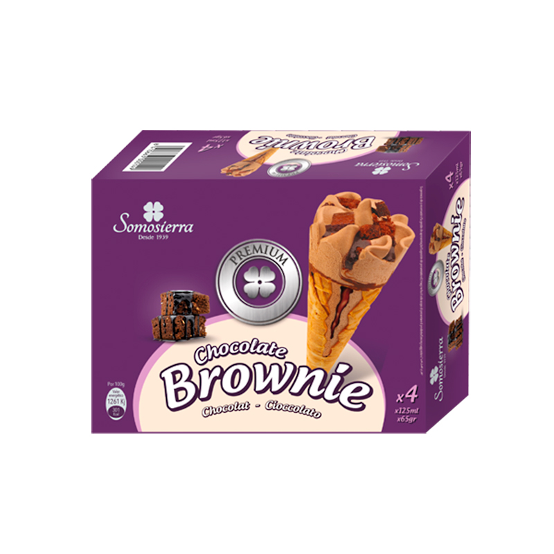CON XOCOLATA BROWNIE 9/(4x120ml)