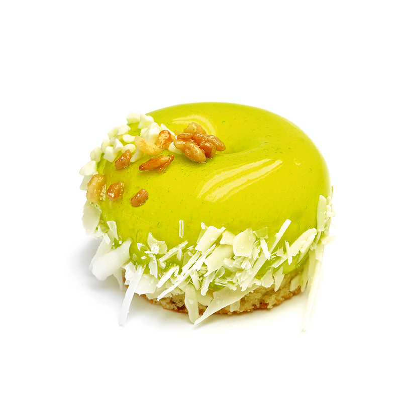 PASTEL INDIV. MANZANA VERDE, YOGUR Y MACADAMIA 6/(9x90gr)