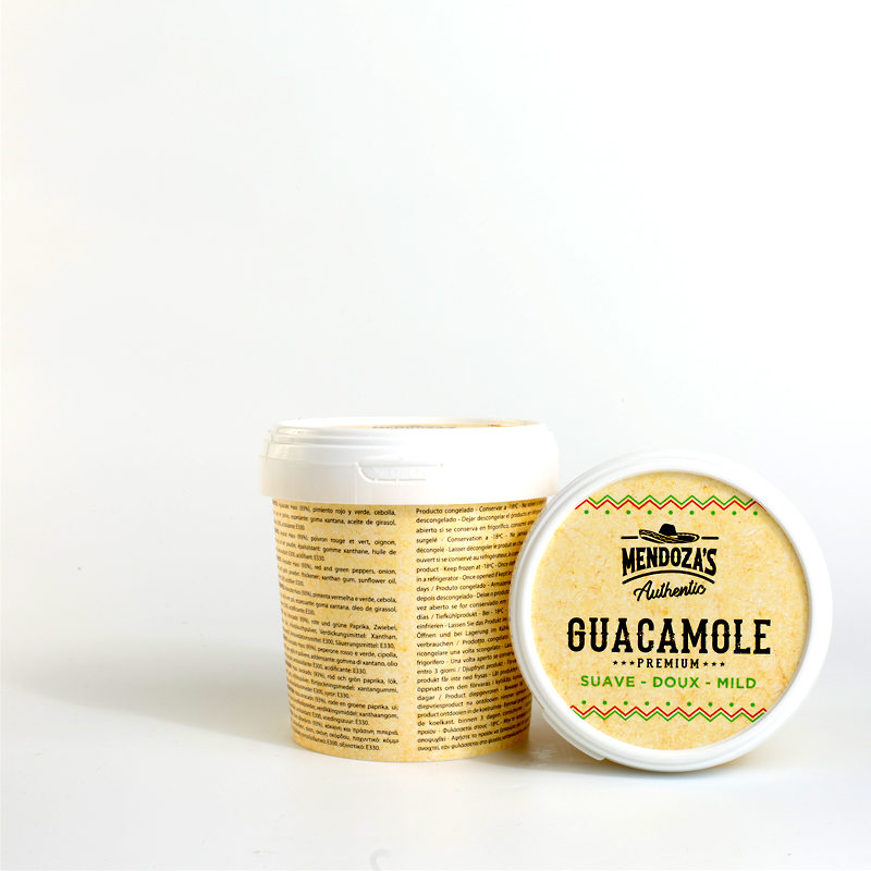 SALSA GUACAMOLE TARRINA 12/950g