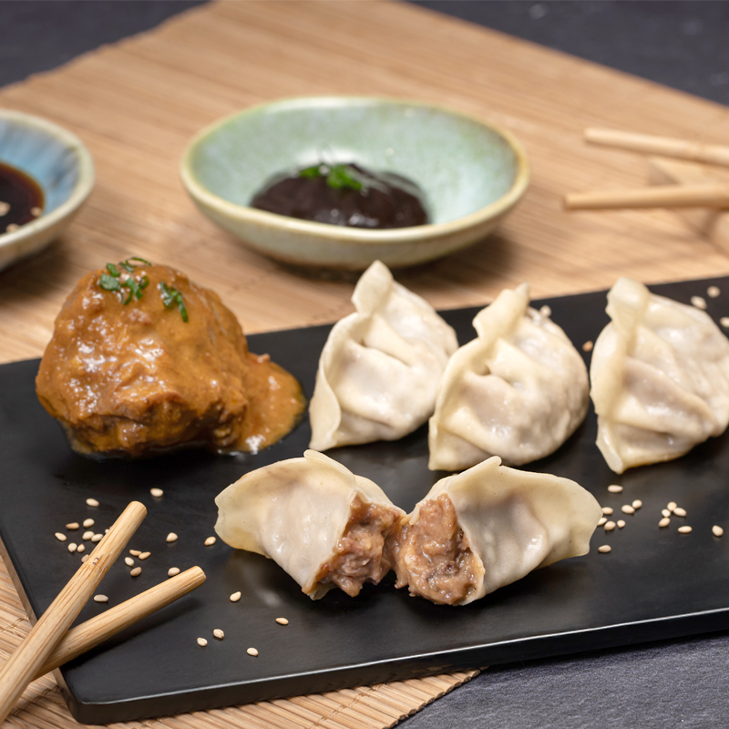 GYOZA CARRILLERA VACUNO/SETAS (21g) C.2kg