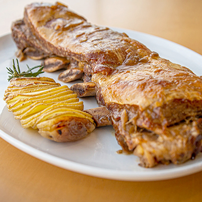 VACUNO COSTILLA COCINADA BAJA TEMP. (4u/1.25kg) C.4,4Kapx