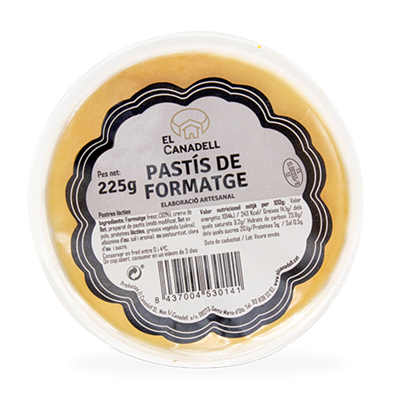 PASTÍS DE FORMATGE 6/225g