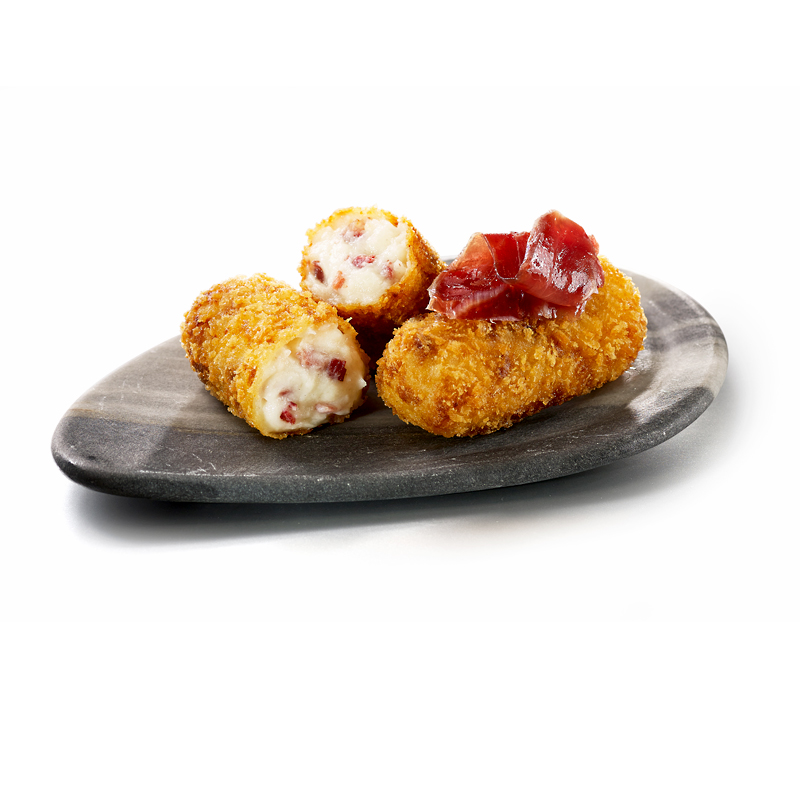CROQUETA JAMÓN IBÉRICO (LA IBÉRICA) (40gr) 4/480gr