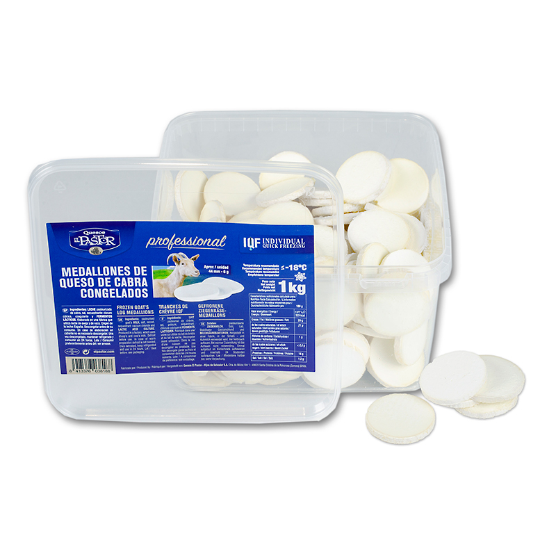 RUL·LO DE CABRA FRESC MEDALLÓ 44mm (6gr) IQF 4/1Kg