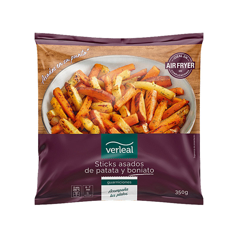 PATATA Y BONIATO BASTONES ASADOS 14/350gr