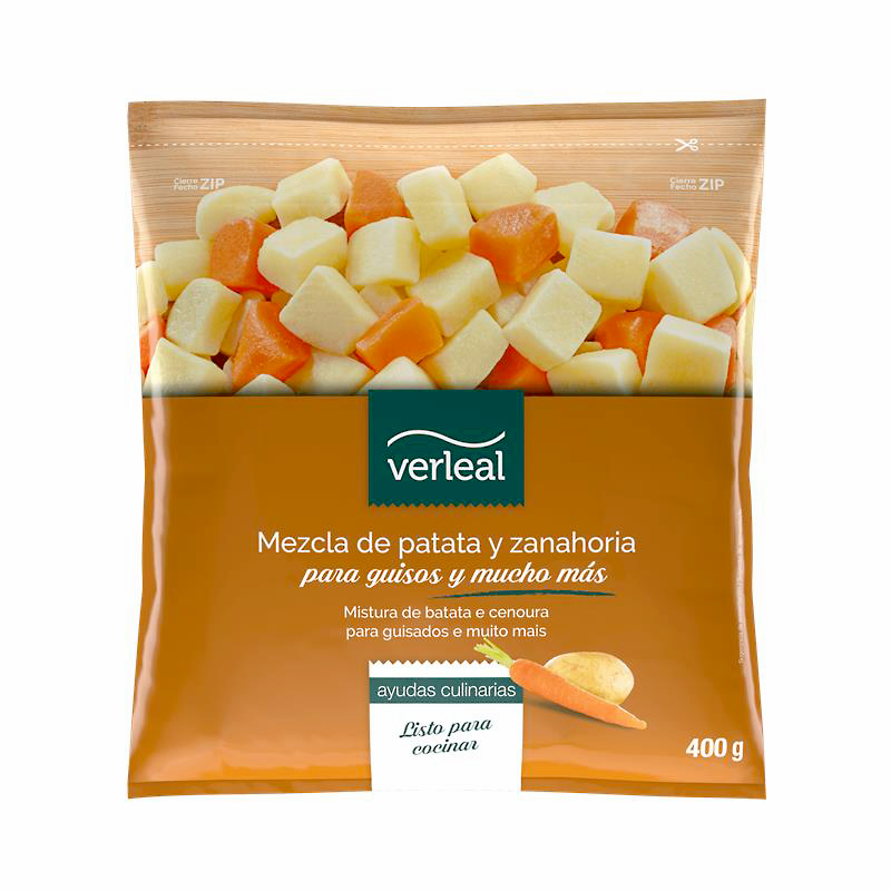 VERDURES MESCLA PATATA I PASTANAGA 12/400gr