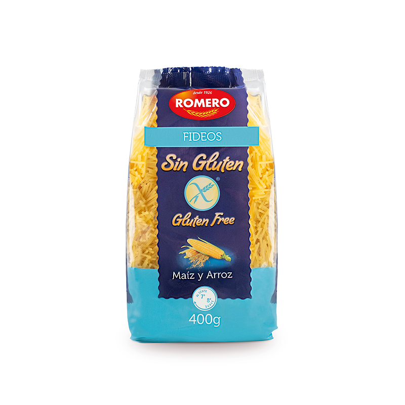 PASTA FIDEUS N.2 S/GLUTEN 12/400gr